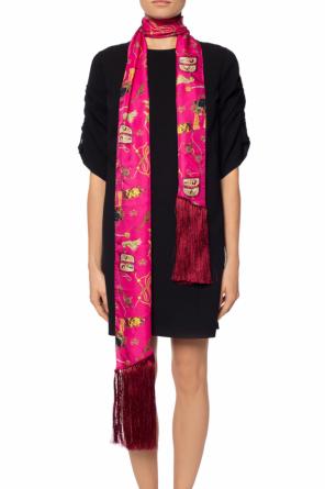 Silk scarf with fringes, zdjęcie 2 Silk scarf with fringes od Etro